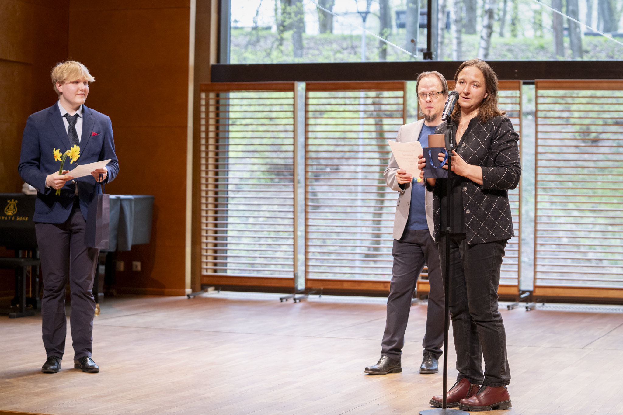 Den unge komponist Rocco Liiva under den årlige komponistkonkurrence også sted i Tartu. © Rene Jakobson