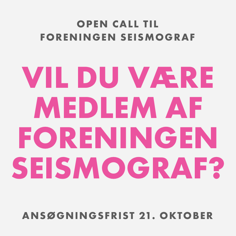 Vil du være medlem af foreningen Seismograf?