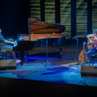 Bill Laurance and Michael League – known from the Grammy-winning collective Snarky Puppy – during their concert at Von Krahl in Tallinn. © Rene Jakobson