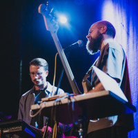 The Cracow duo Surreal Voyagers – Aleksander Wnuk and Michał Lazar – at the concert space Pardon, To Tu. © Grzesiek Mart