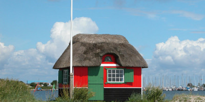 Badehus i Marstal på Ærø. © Erik Christensen