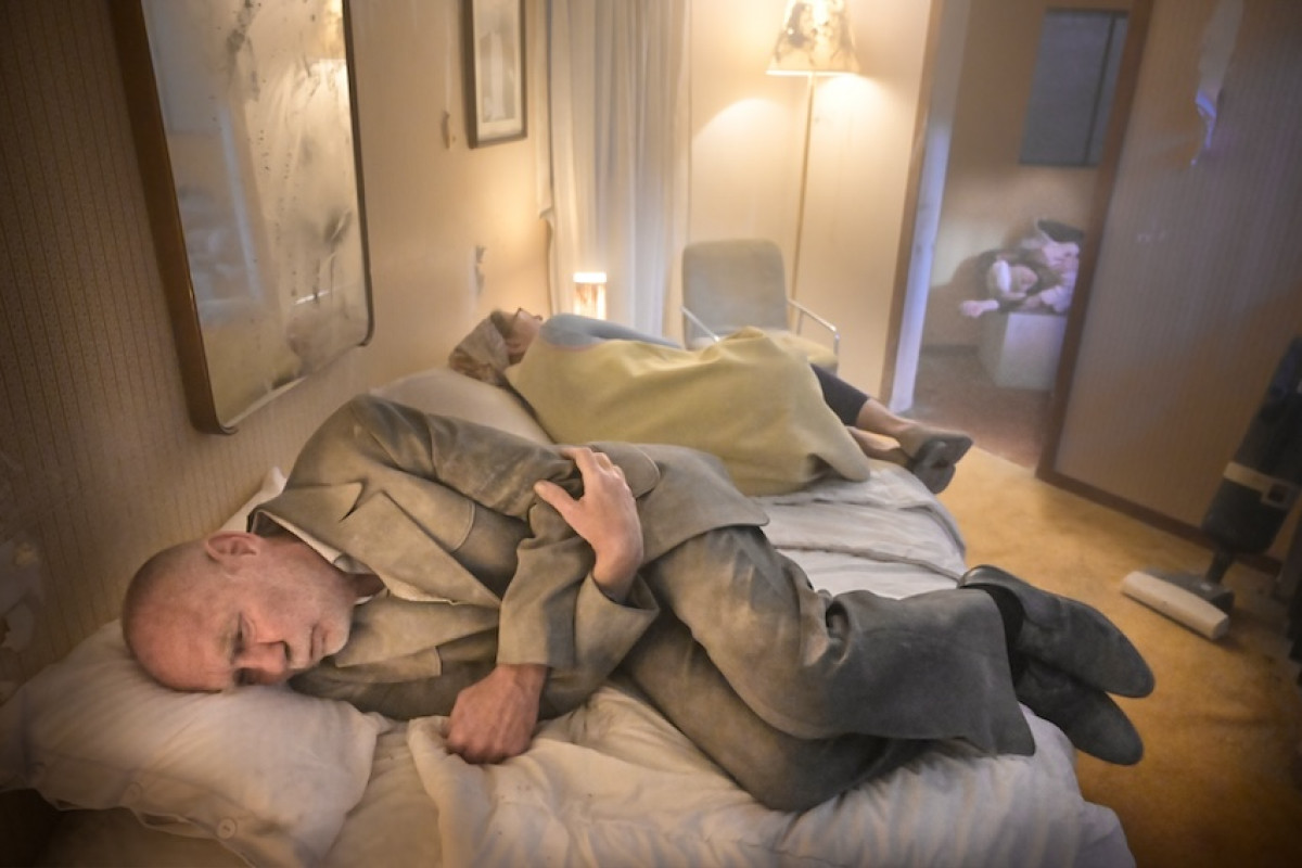 Ersan Mondtagn's opera work »Monument eines unbekannten Menschen«. © Thomas Aurin