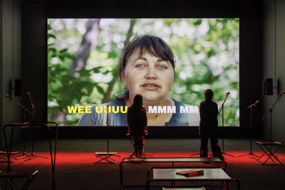 »Repeat after Me II«, installation view, Polish Pavilion Biennale Arte 2024, photo by Jacopo Salvi / Zachęta archive