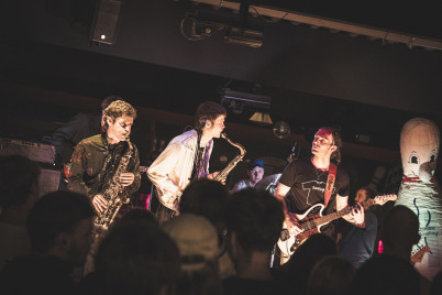 Bandet Nausia i Aarhus Bowlingcenter under Spot Festival. © Anton Schmidt 
