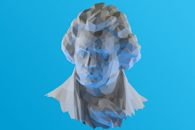 Animation af Ludwig van Beethoven. © VectorVictor/Shutterstock.com