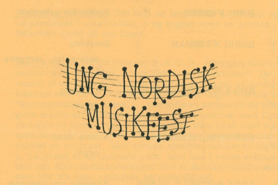 Fra UNM-programmet 1972. © UNM