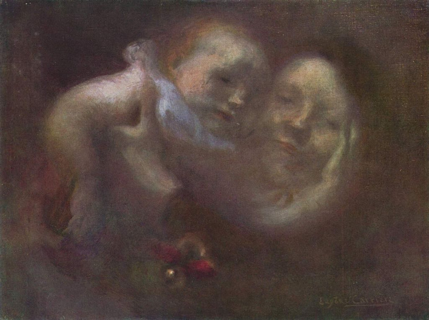 Eugène Carrière: »Maternité«. © Musée des Beaux-Arts de Budapest