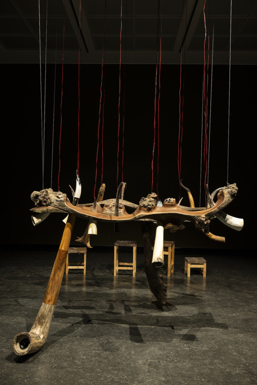 At Bergen Kunsthall, the Zambian-Norwegian artist Anawana Haloba presented From This Darkness I Shall Grow. 