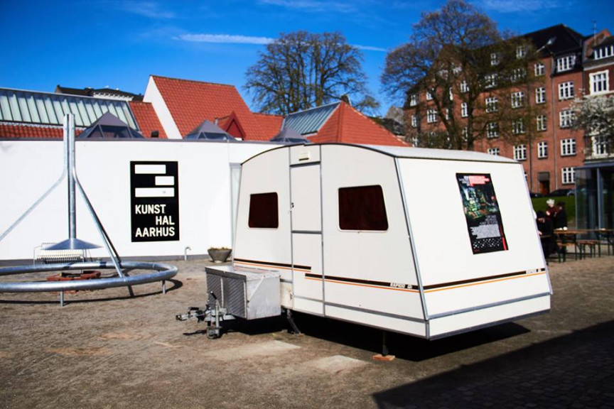 Gwen Rougers campingvogn. © Frederikke Hoeijmans Vang