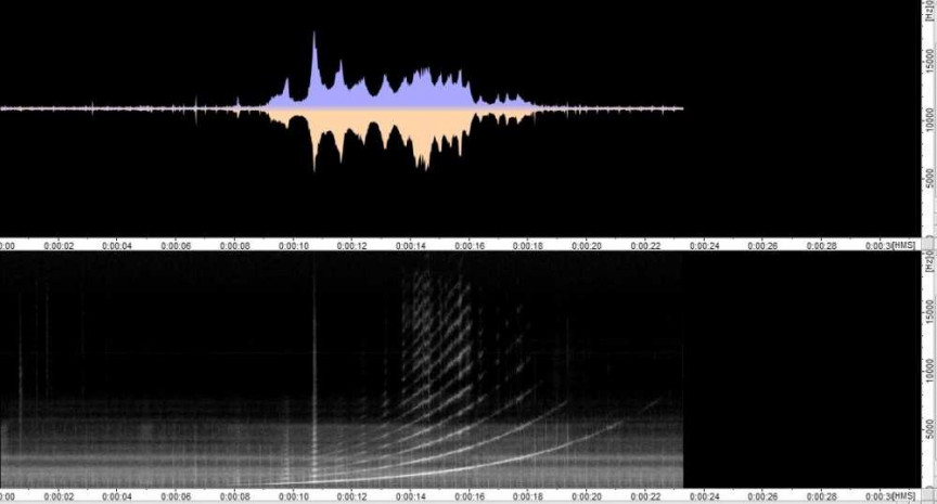 Figure 8: Standard, new model recorder, glass diaphragm, large zinc horn